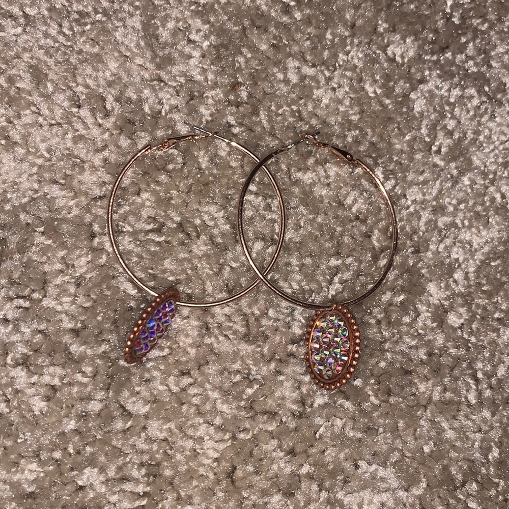 Pink Panache Hoops